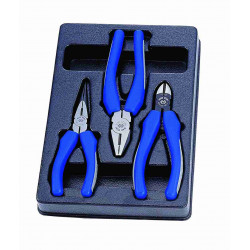 PLIERS SET COMBINATION  LONG AND SIDE CUTTER 3PC