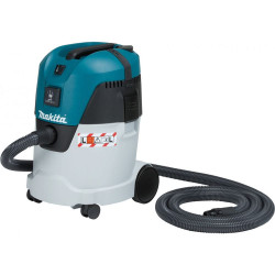 Wet & Dry L-Class Dust Extractor Vacuum Cleaner / 1250W / Power Tool Socket (2600W) / Auto On/Off / IP24