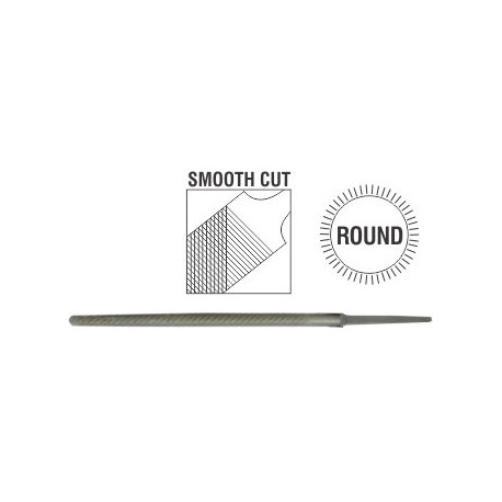 FILE.AFILE ROUND SMOOTH 250MM SLEEVE