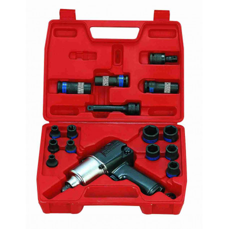 PNUEMATIC IMPACT WRENCH SET 1/2``DR 21PC