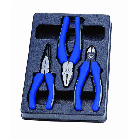 PLIERS SET COMBINATION  LONG and SIDE CUTTER 3PC