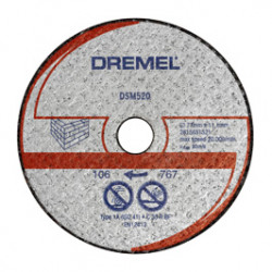 DSM520 DREMEL MASONRY CUTTING DISC (2X)