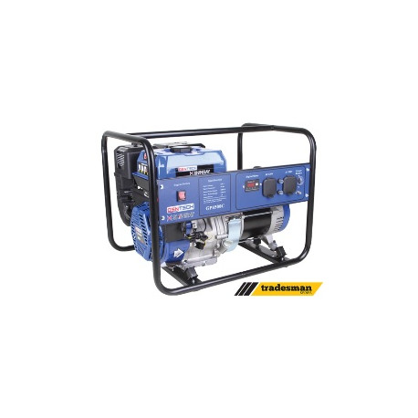 Gentech Power 5.5Kw Contractor Petrol Generator Recoil Start Blue