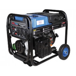 Gentech Power 7Kw Diesel Generator Electric Start / Wheels + Handles Blue