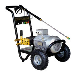 PRESSURE WASHERS 3 kw 220 Volt Electric Motor Driven High Pressure Washer Single Phase Pressure : 152 Bar/2200 PSI - Water Flow